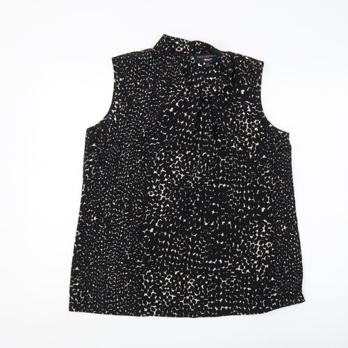 Paul Costelloe Women's Black Sleeveless Blouse Size 16