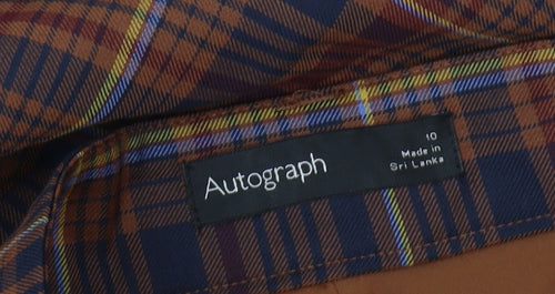 Autograph Women's Plaid Midi Skirt in Multicoloured