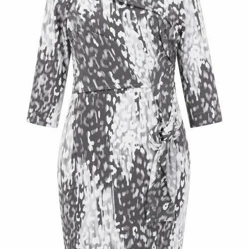 Marks and Spencer Women's Grey Animal Print Sheath Dress
