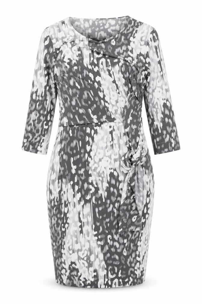 Marks and Spencer Women's Grey Animal Print Sheath Dress