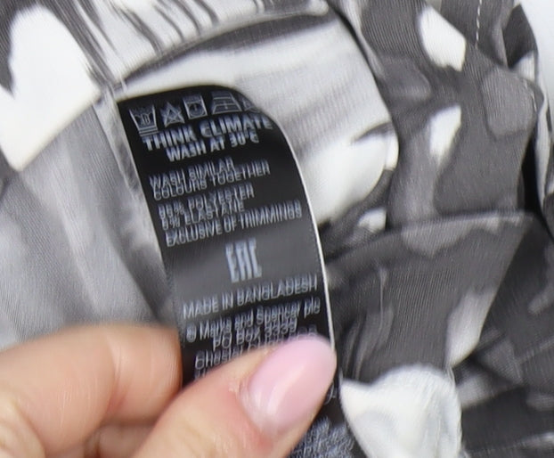 Marks and Spencer Women's Grey Animal Print Sheath Dress