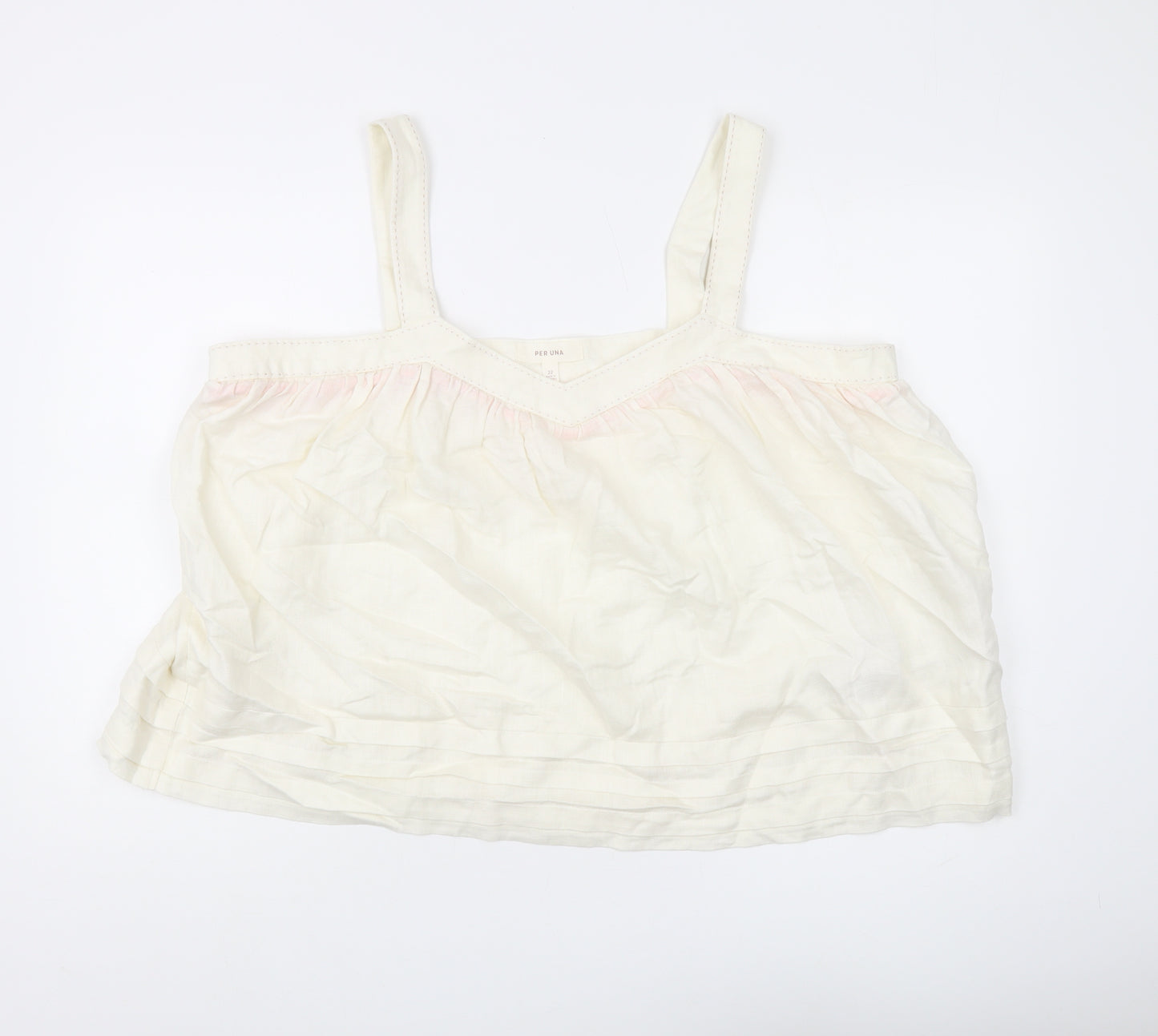 Marks and Spencer Women's White Camisole Tank Size 22