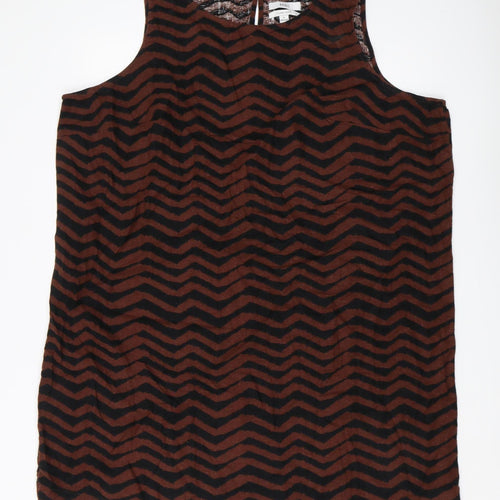 Marks and Spencer Women's Brown Geometric Tank