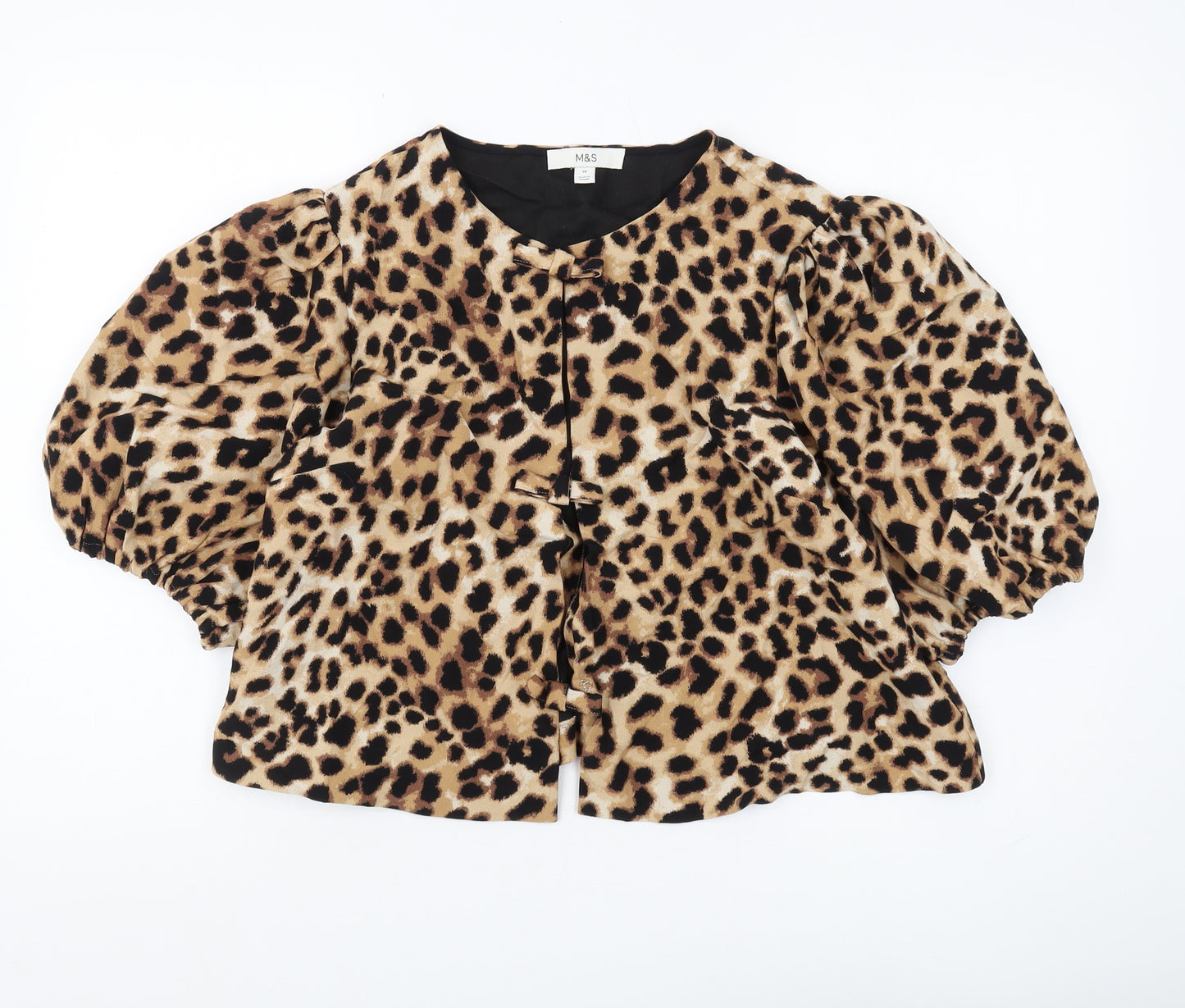 Marks and Spencer Women's Animal Print Kimono Blouse
