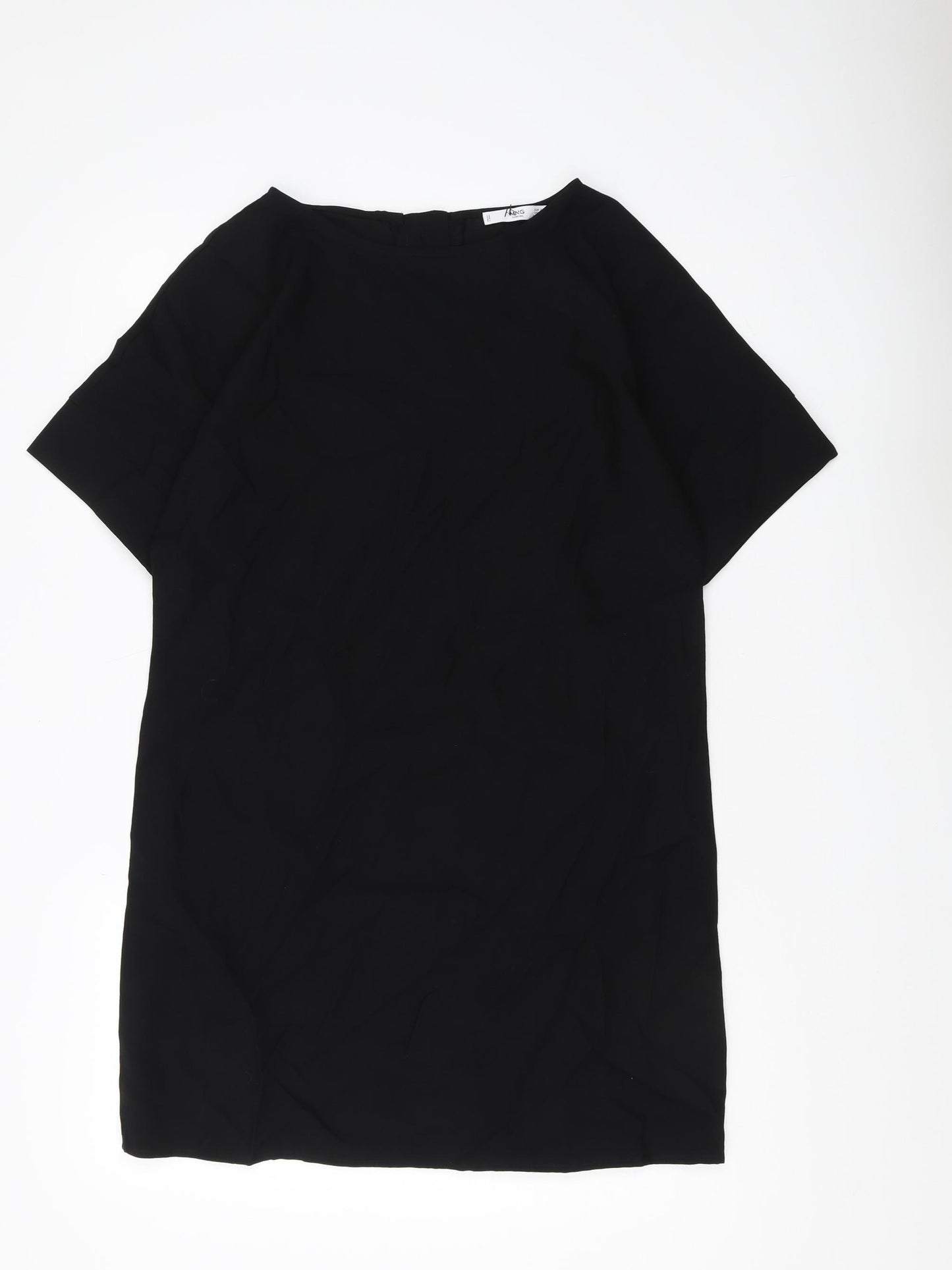MNG Casual Women's Black Boat Neck Blouse S