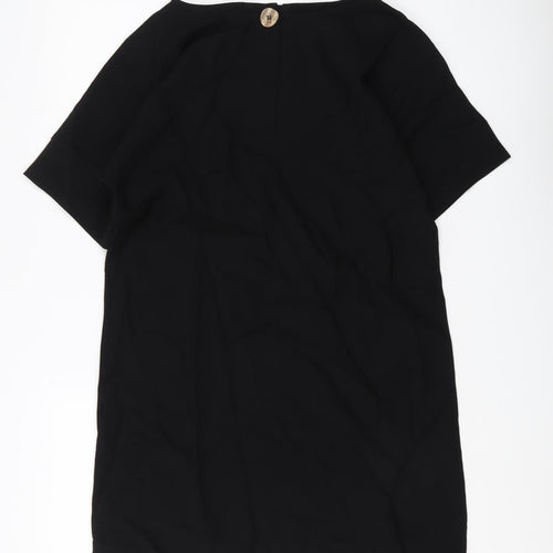 MNG Casual Women's Black Boat Neck Blouse S