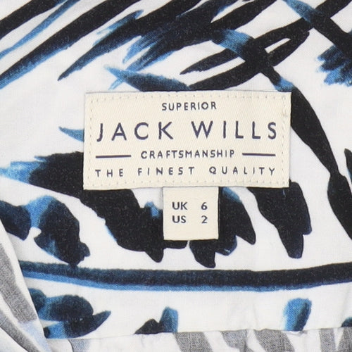 Jack Wills Women's Sleeveless Floral Blouse UK 6