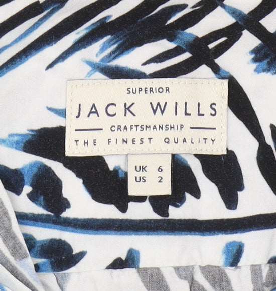 Jack Wills Women's Sleeveless Floral Blouse UK 6