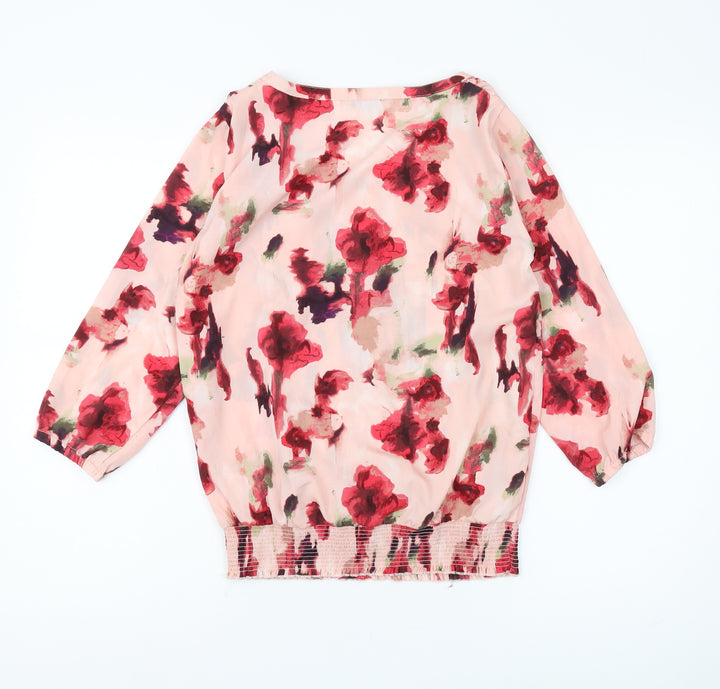 La Redoute Women’s Multicoloured Floral Tunic Blouse Size 8