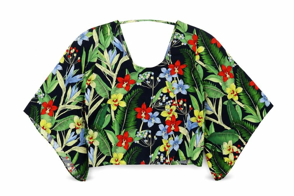 Front view of Zara Women's Multicoloured Kimono Blouse -, size 8