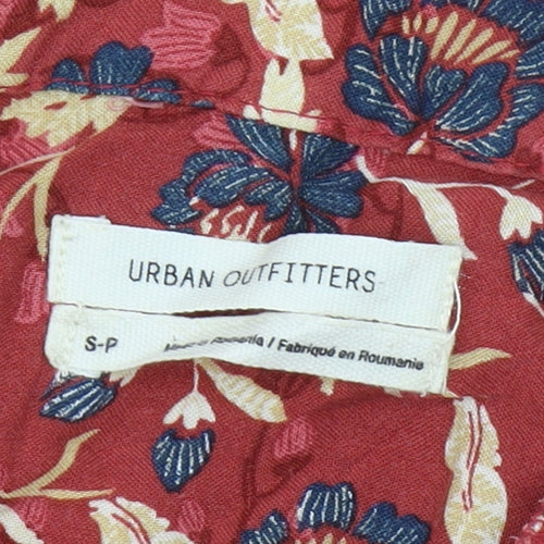 Urban Outfitters Women's Red Floral Blouse, Size S