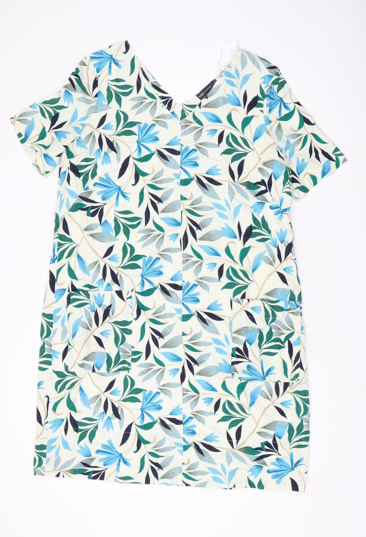 Marks and Spencer Women's Floral Shift Dress Size 16