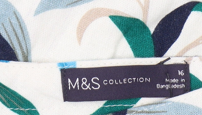 Marks and Spencer Women's Floral Shift Dress Size 16