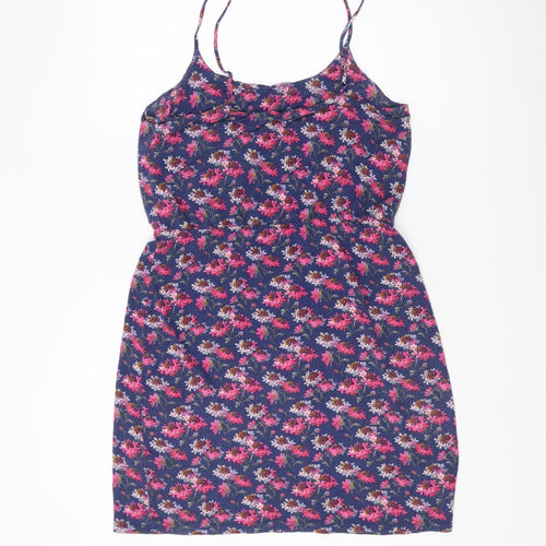 Oasis Women's Multicoloured Floral Slip Dress M