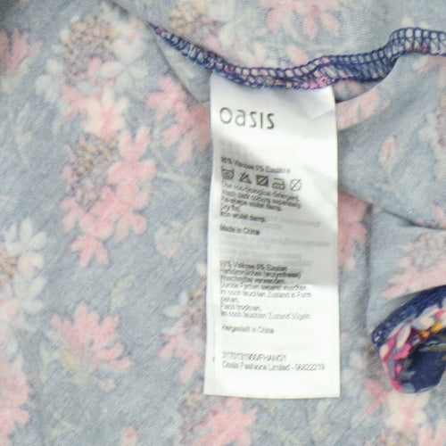 Oasis Women's Multicoloured Floral Slip Dress M