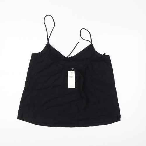 Marks and Spencer Women Black Camisole Size 14
