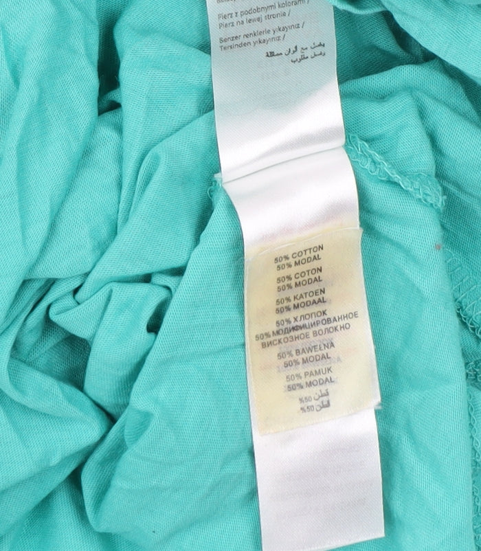New Look Women's Green Slip Dress Size 8