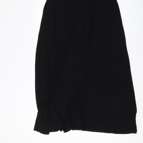 Wallis Women’s Black Midi Straight Skirt, Size M
