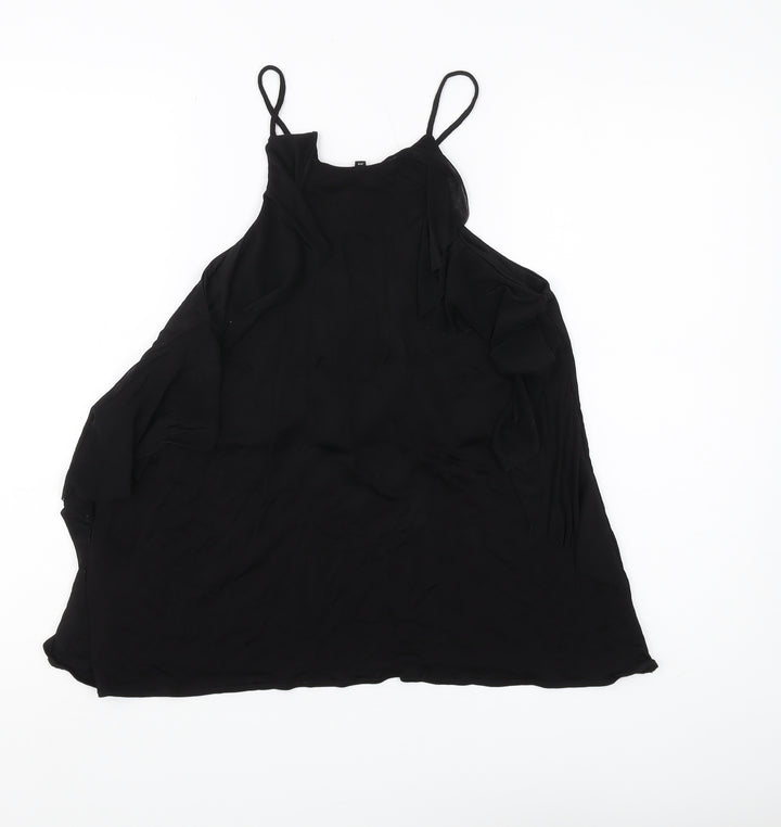 River Island Women's Black Camisole Tank, Size 10
