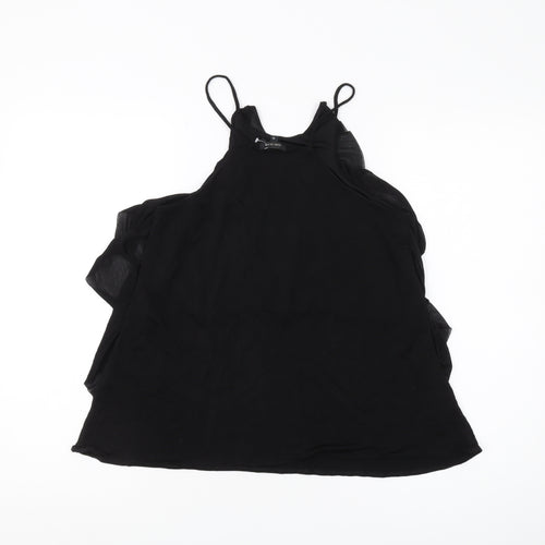 River Island Women's Black Camisole Tank, Size 10