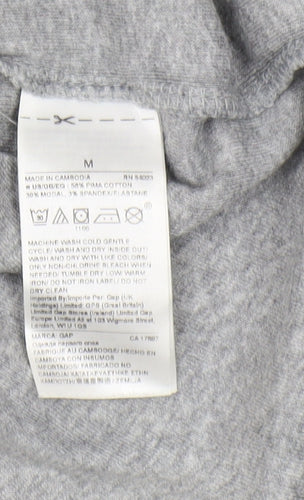GAP Women's Grey Sheath Dress M Casual Jersey Stretch