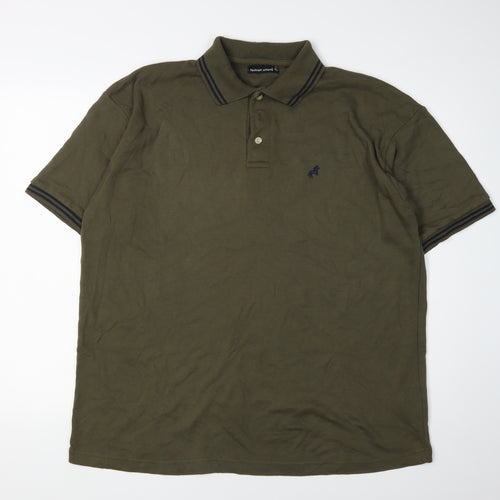 Fashion Union Men's Green Polo XL