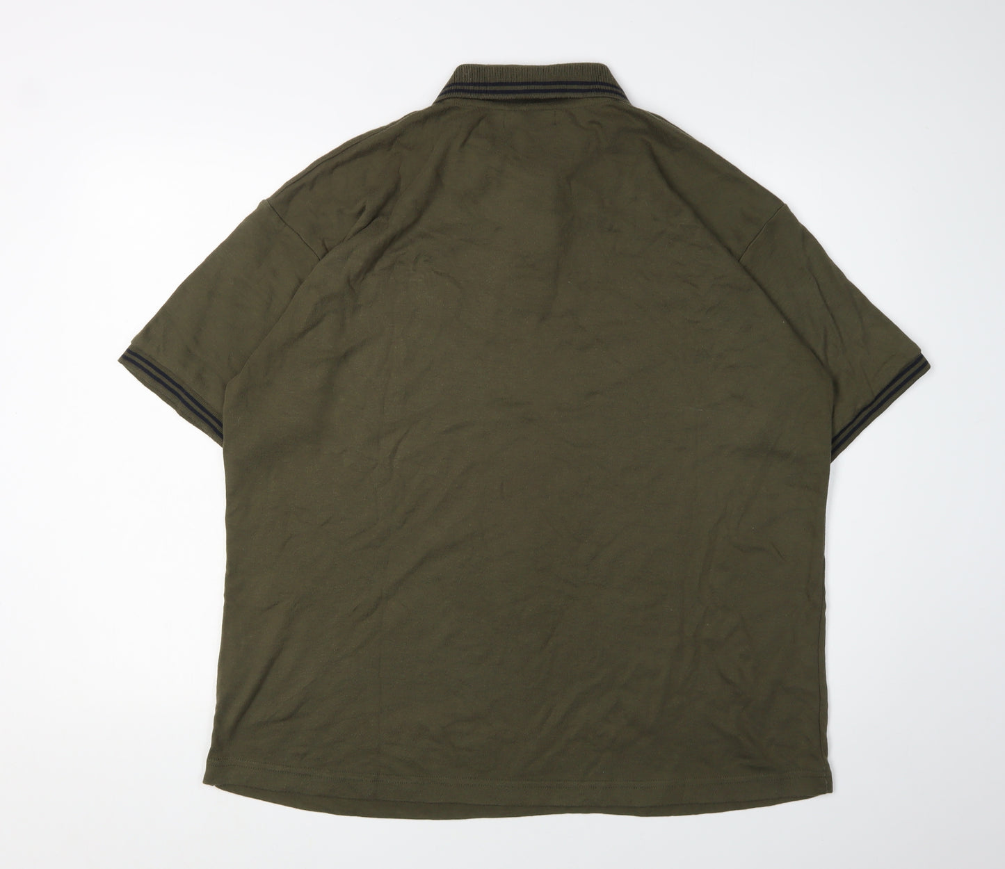 Fashion Union Men's Green Polo XL