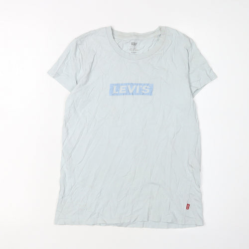Levi's Women's White XS Jersey Crew Neck T-Shirt