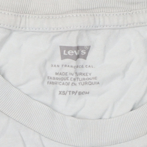 Levi's Women's White XS Jersey Crew Neck T-Shirt