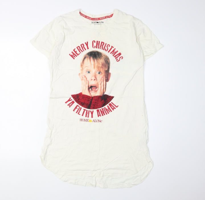 NECA Women Ivory Home Alone Nightshirt M Christmas