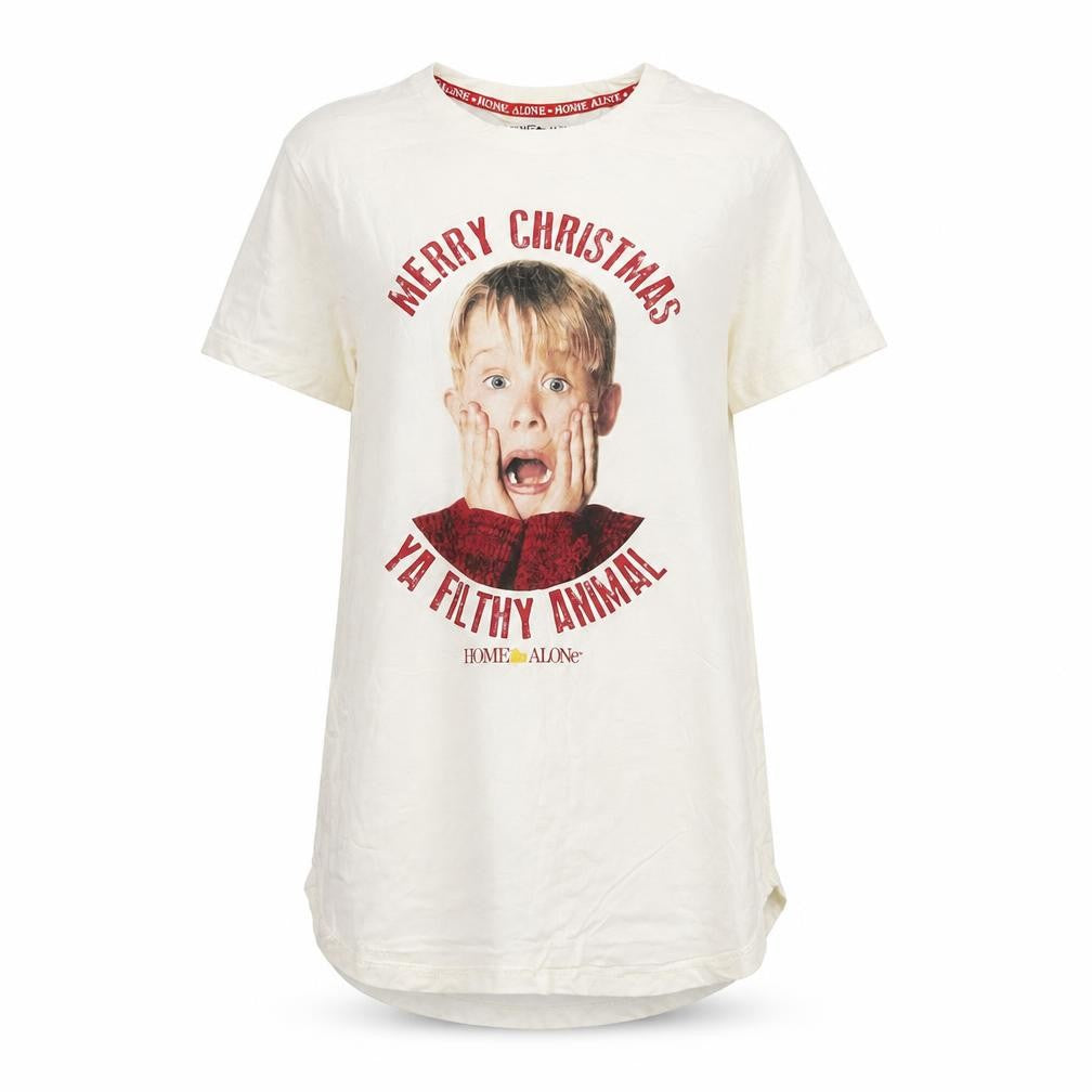NECA Women Ivory Home Alone Nightshirt M Christmas