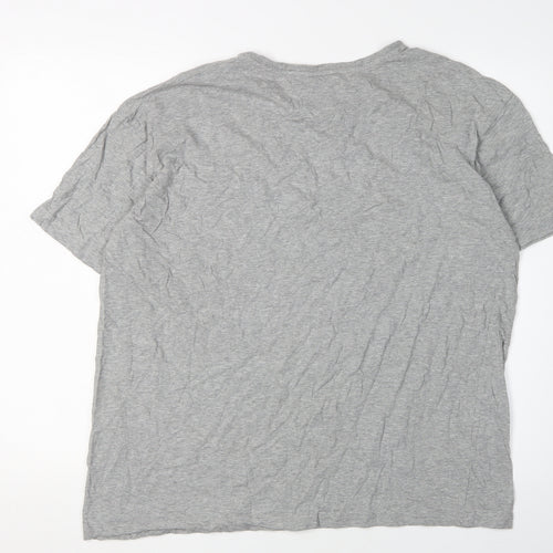 FDB-Paris Men's Grey XL Graphic T-Shirt