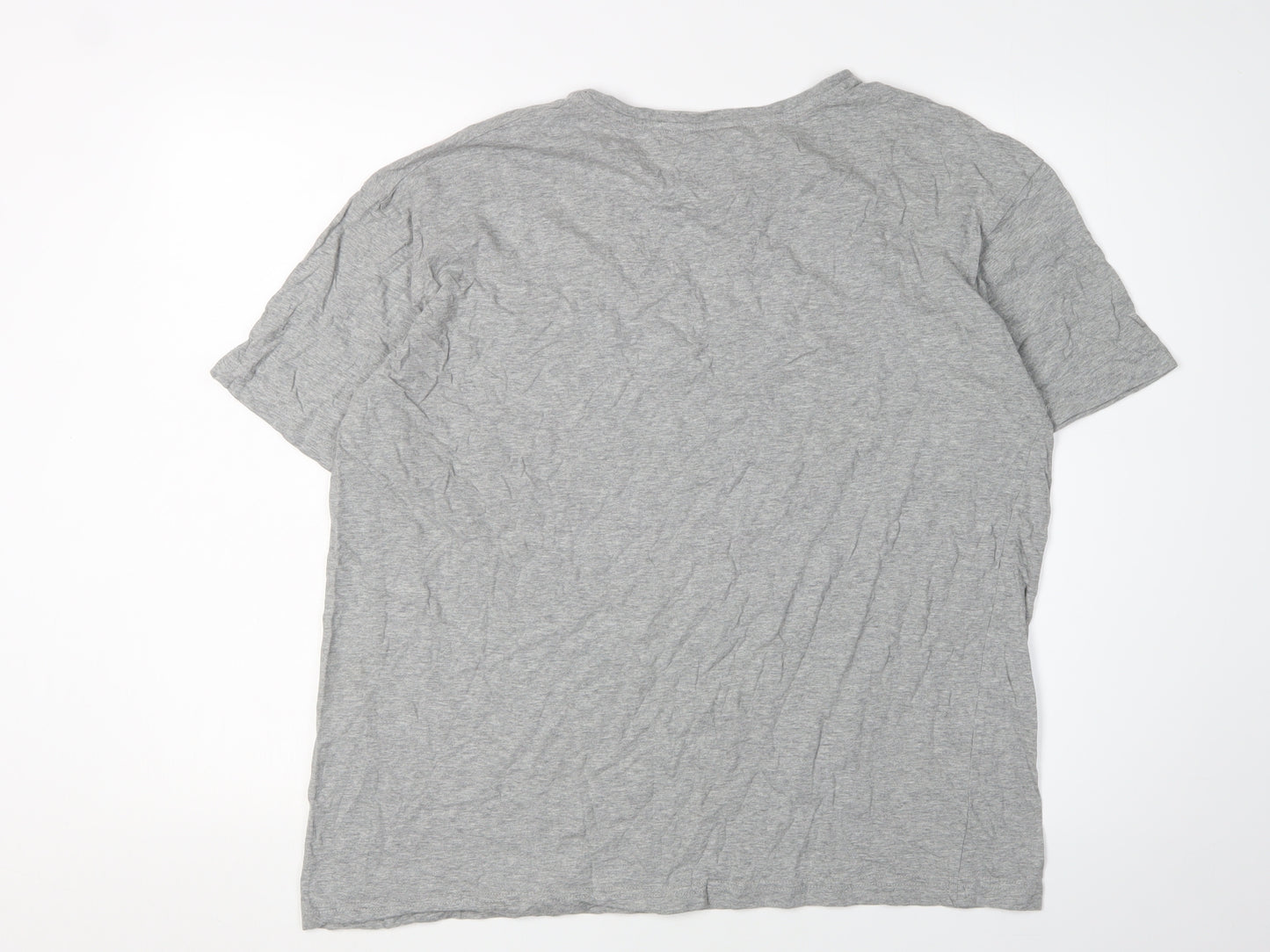 FDB-Paris Men's Grey XL Graphic T-Shirt