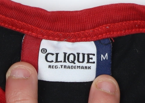 Clique Men's Black Medium Ringer Climbing T-Shirt