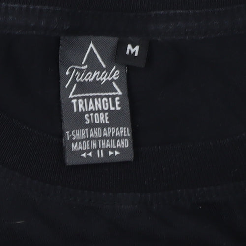 Triangle Store Men's Black M Graphic Funny T-Shirt