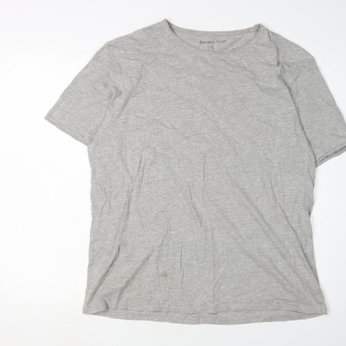 Bolongaro Trevor Men's Grey Skull T-Shirt, Large