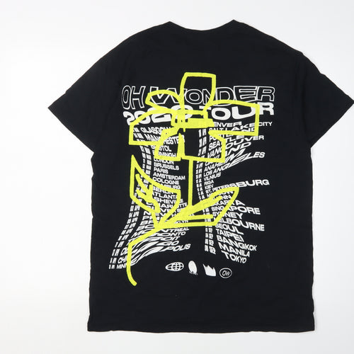 Gildan Men's Black Graphic Print T-Shirt M