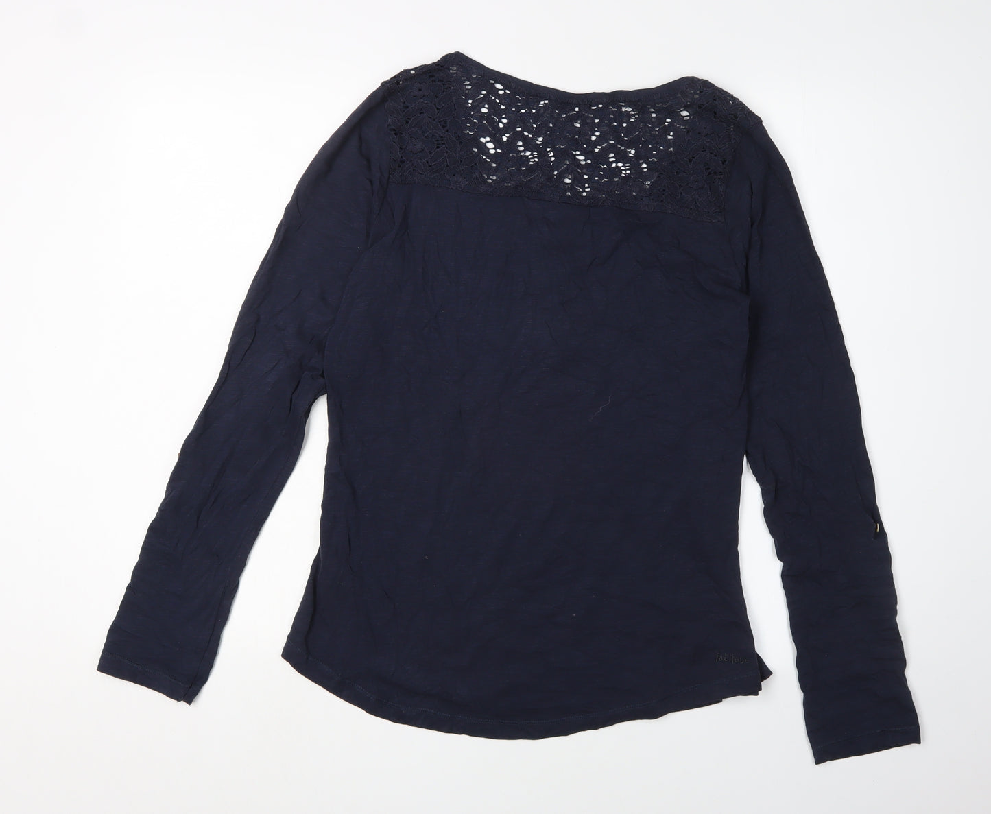 Fat Face Women's Blue Jersey Blouse Size 14