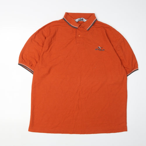 Gola Men's Orange Polo Shirt XL
