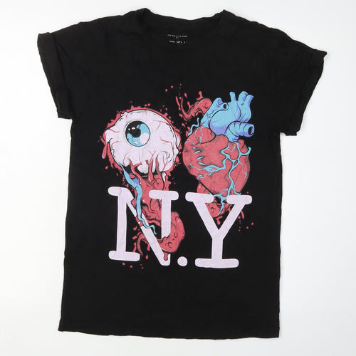 River Island Women's Black XS Art T-Shirt