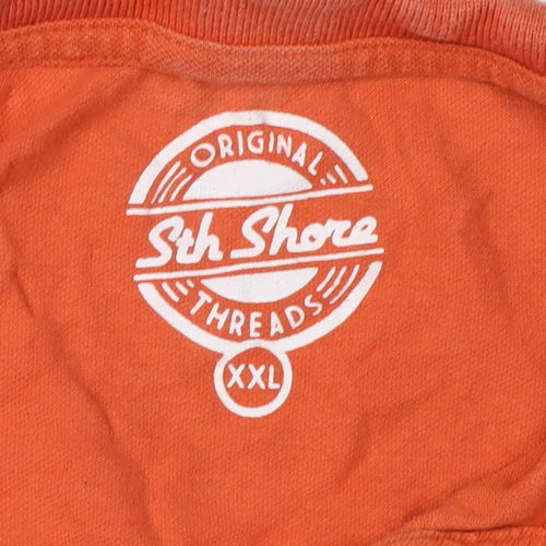 Sth Shore Threads Men's Orange 2XL Polo