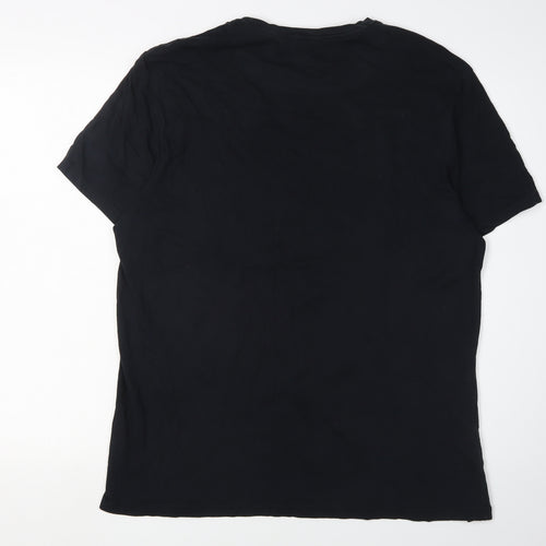 Casual Outfitters Men's XL Black Motorcycle Graphic T-Shirt
