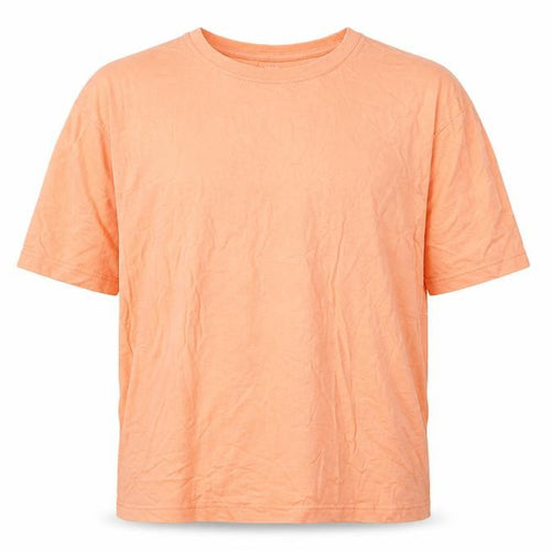 John Lewis Men's Orange Cotton Crew Neck T-Shirt