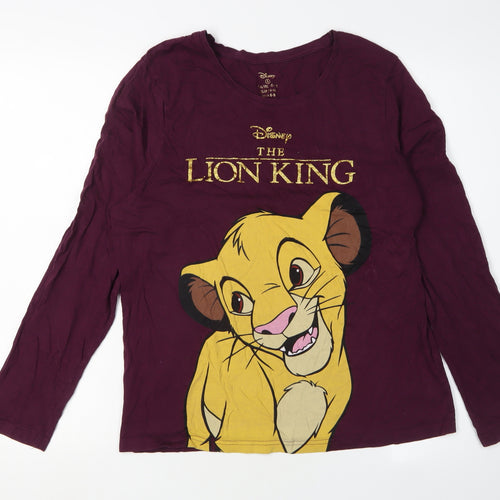 Disney Women's Purple Lion King T-Shirt Size 12