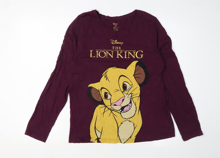 Disney Women's Purple Lion King T-Shirt Size 12