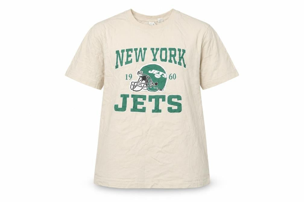NFL Unisex Beige Crew Neck Short Sleeve T-Shirt