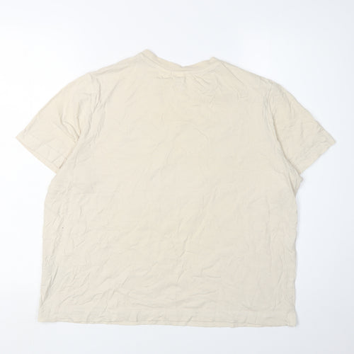 NFL Unisex Beige Crew Neck Short Sleeve T-Shirt