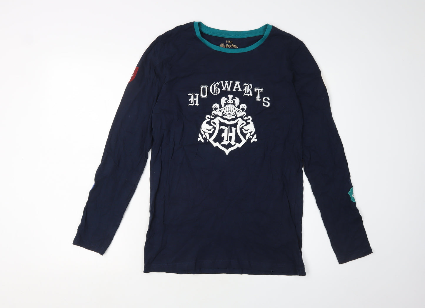 Marks and Spencer Boys Blue Harry Potter Long Sleeve T-Shirt