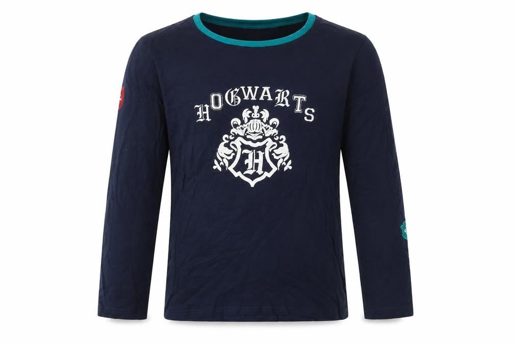 Marks and Spencer Boys Blue Harry Potter Long Sleeve T-Shirt