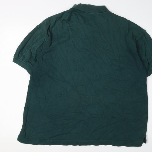 Donnay Men's Green Polo Shirt L Casual Cotton Logo